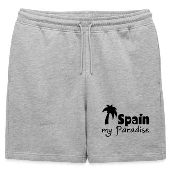 Espagne Paradise Espagne Cadeau de Voyage de Vacances - Short de survêtement homme premium - gris chiné - Devant - AI Model Male 178 light (178cm)