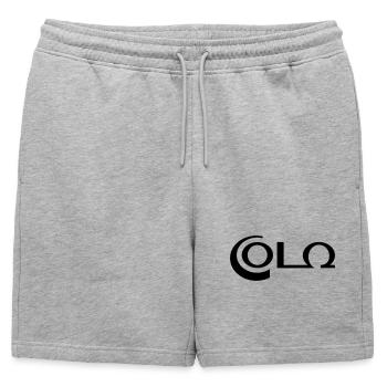Cola - illustration vecteur - Short de survêtement homme premium - gris chiné - Devant - AI Model Male 178 light (178cm)