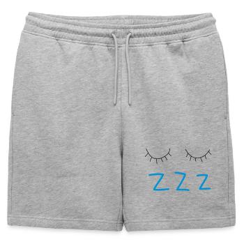 sleep - Mens' Premium Organic Sweatshorts - heather grey - Front - AI Model Male 178 light (178cm)