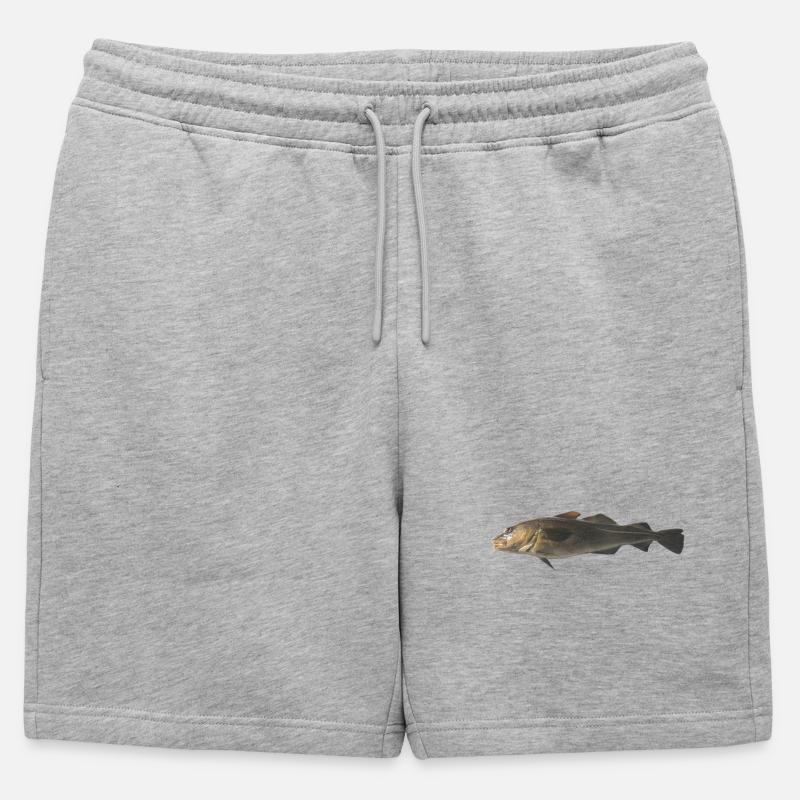 cod - Mens' Premium Organic Sweatshorts - heather grey