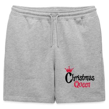 Noël - Short de survêtement homme premium - gris chiné - Devant - AI Model Male 178 light (178cm)
