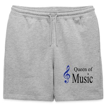 musique - Short de survêtement homme premium - gris chiné - Devant - AI Model Male 178 light (178cm)