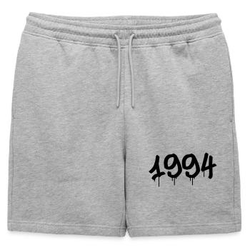 Graffiti : 1994 - Short de survêtement homme premium - gris chiné - Devant - AI Model Male 178 light (178cm)