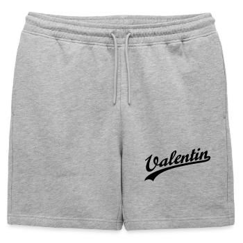 Valentin | Valentinstag | Valentins Day - Short de survêtement homme premium - gris chiné - Devant - AI Model Male 178 light (178cm)