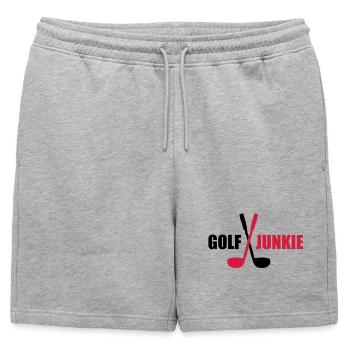 golf - Mens' Premium Organic Sweatshorts - heather grey - Front - AI Model Male 178 light (178cm)