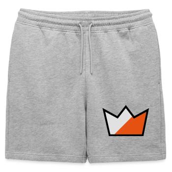 Orienteurs couronne - Short de survêtement homme premium - gris chiné - Devant - AI Model Male 178 light (178cm)
