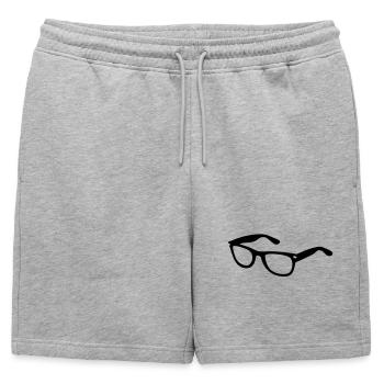 Lunettes de soleil - Short de survêtement homme premium - gris chiné - Devant - AI Model Male 178 light (178cm)
