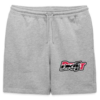 Drift Motorsport - Mens' Premium Organic Sweatshorts - heather grey - Front - AI Model Male 178 light (178cm)