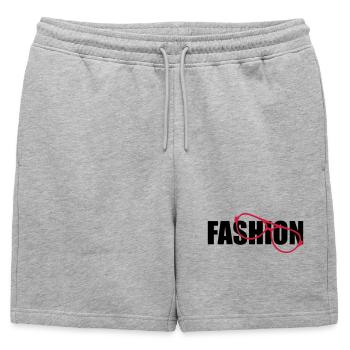 Fashion - Short de survêtement homme premium - gris chiné - Devant - AI Model Male 178 light (178cm)
