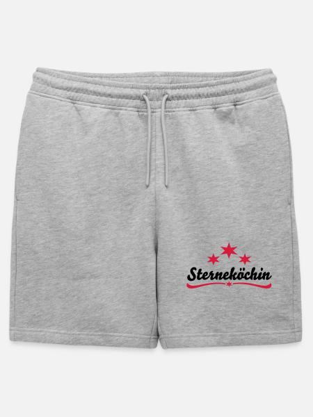 Kochen - Männer Premium Organic Sweatshorts - Grau meliert