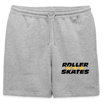 Roller Skates - Short de survêtement homme premium - gris chiné - Devant - AI Model Male 178 light (178cm)