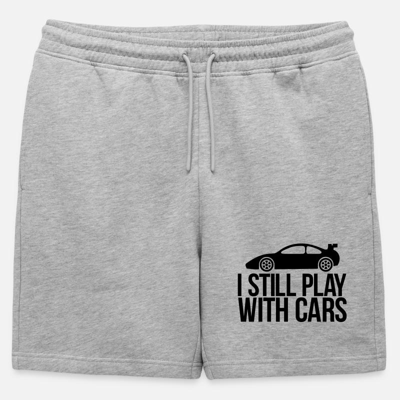 auto - Männer Premium Organic Sweatshorts - Grau meliert