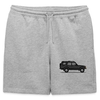 Découverte 2 Noir - Short de survêtement homme premium - gris chiné - Devant - AI Model Male 178 light (178cm)