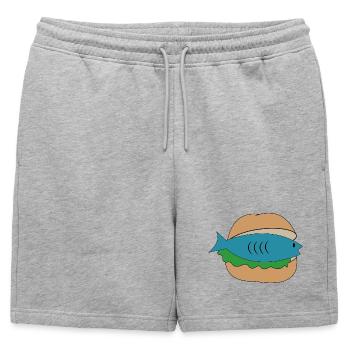 Cadeaux drôles pour les Allemands du Nord - Short de survêtement homme premium - gris chiné - Devant - AI Model Male 178 light (178cm)