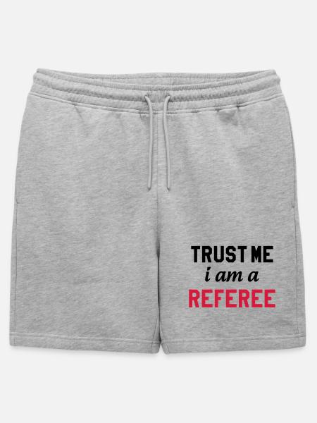 Referee - Schiedsrichter Arbitre - Sport - Match - Short de survêtement homme premium - gris chiné