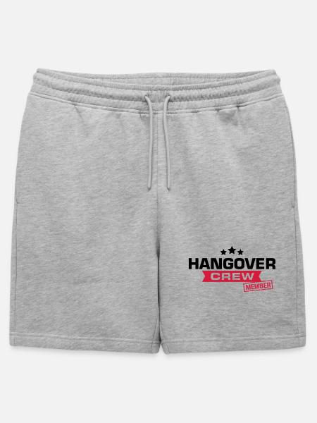 crew junggesellenabschied - Männer Premium Organic Sweatshorts - Grau meliert