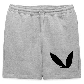 Oreilles de lapin sexy - Short de survêtement homme premium - gris chiné - Devant - AI Model Male 178 light (178cm)