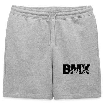 Maillot de cascade BMX pour les fans de freestyle - Short de survêtement homme premium - gris chiné - Devant - AI Model Male 178 light (178cm)