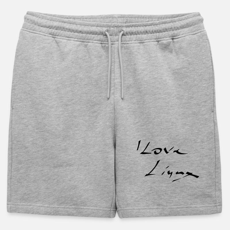 Linux, Logiciels, Programmation - Short de survêtement homme premium - gris chiné