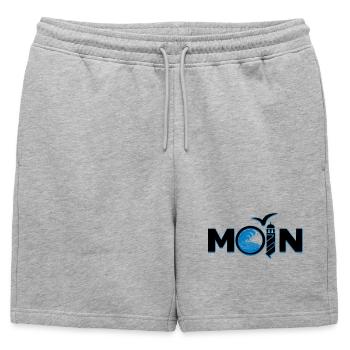 Moin Norddeutsch - Short de survêtement homme premium - gris chiné - Devant - AI Model Male 178 light (178cm)