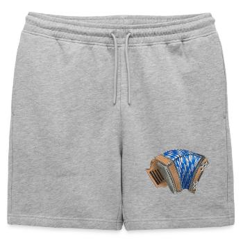 Harmonica styrienne - Bavière | ZiachON ! - Short de survêtement homme premium - gris chiné - Devant - AI Model Male 178 light (178cm)