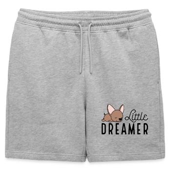 Chihuahua - Short de survêtement homme premium - gris chiné - Devant - AI Model Male 178 light (178cm)