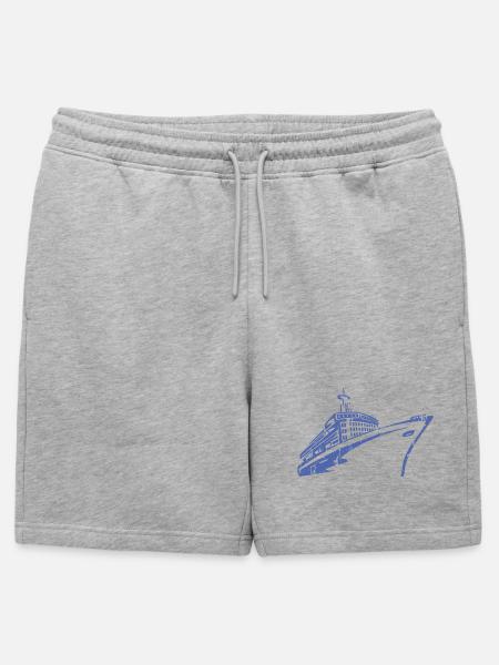 Cruise Ship Cruise Ship Luxury - Mens' Premium Organic Sweatshorts - heather grey