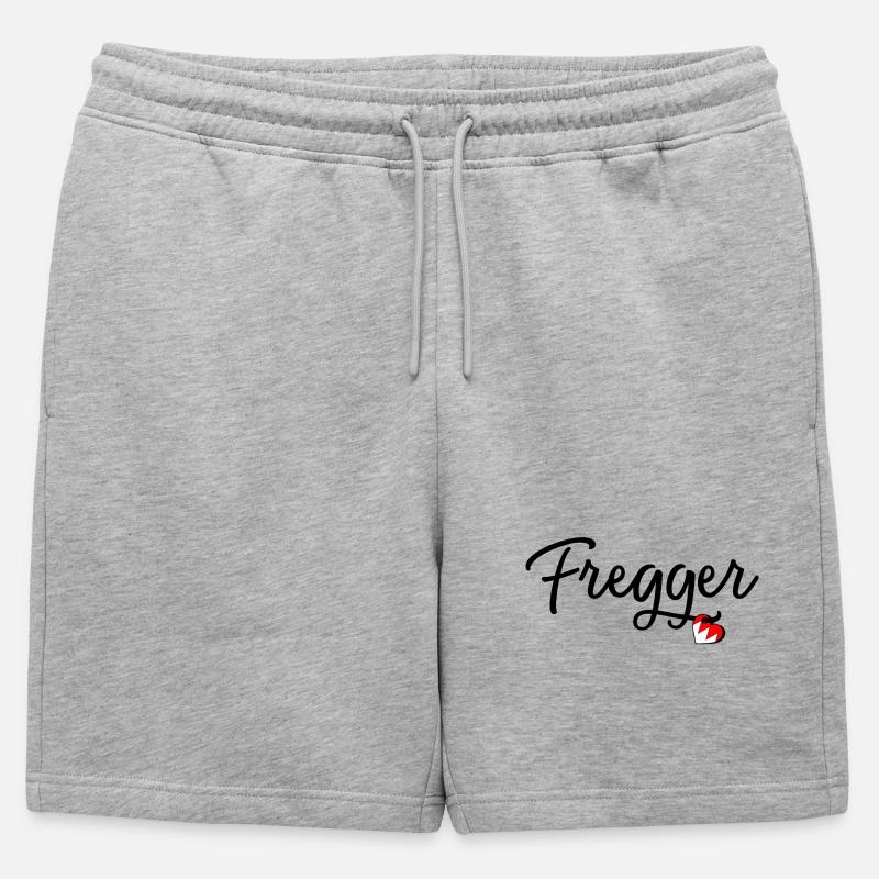 Fregger - Männer Premium Organic Sweatshorts - Grau meliert