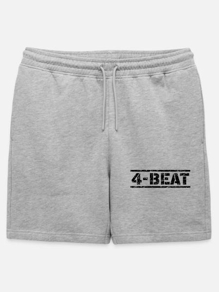 4 Beat - Mens' Premium Organic Sweatshorts - heather grey