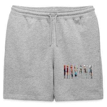La Havane | La Havane | Cuba | Cuba | Jours fériés | Voiture de collection - Short de survêtement homme premium - gris chiné - Devant - AI Model Male 178 light (178cm)
