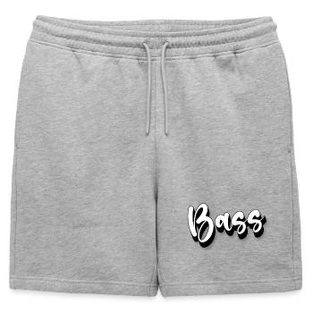 Basse - Short de survêtement homme premium - gris chiné - Devant - AI Model Male 178 light (178cm)