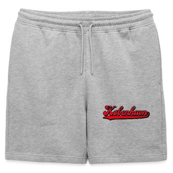 Copenhague rétro - Short de survêtement homme premium - gris chiné - Devant - AI Model Male 178 light (178cm)