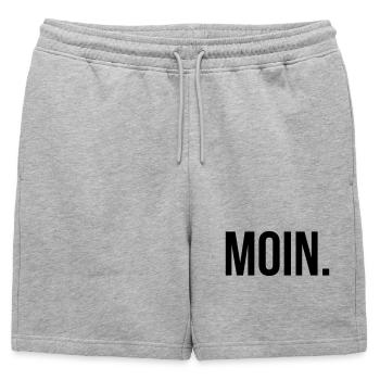 MOIN. T-shirt Amoureux de la côte nord-allemande Hambourg - Short de survêtement homme premium - gris chiné - Devant - AI Model Male 178 light (178cm)