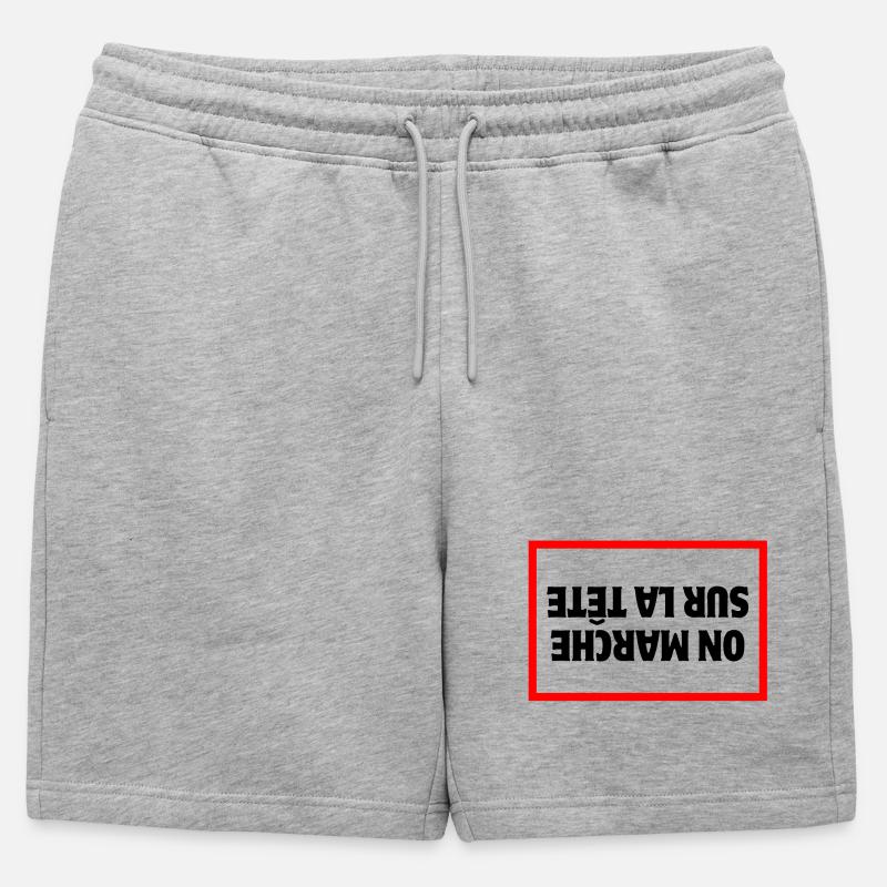Bauer, Bauer, Bauer, Bauer - Männer Premium Organic Sweatshorts - Grau meliert