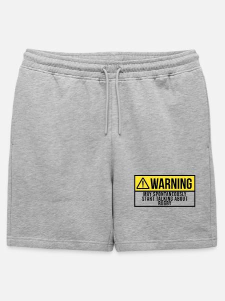 Rugby - Mens' Premium Organic Sweatshorts - heather grey