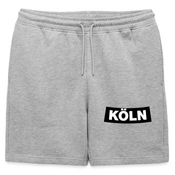 Cologne Chapter Element (JGA MC-Rocker-Design) - Mens' Premium Organic Sweatshorts - heather grey - Front - AI Model Male 178 light (178cm)