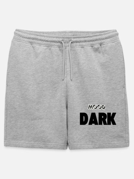 Mood: Dark - Mens' Premium Organic Sweatshorts - heather grey