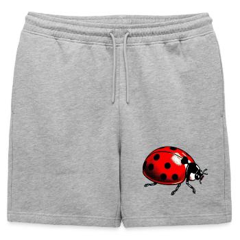 Coccinelle - Short de survêtement homme premium - gris chiné - Devant - AI Model Male 178 light (178cm)