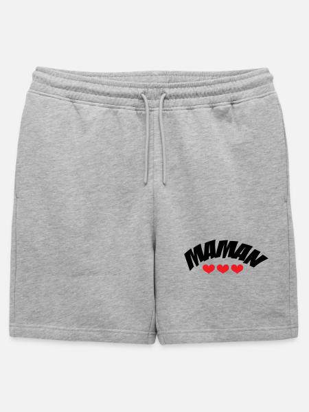 Mom / Mother's Day - Mens' Premium Organic Sweatshorts - heather grey