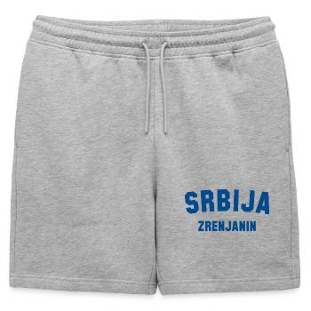 ZRENJANIN, Serbie, Serbie - Short de survêtement homme premium - gris chiné - Devant - AI Model Male 178 light (178cm)