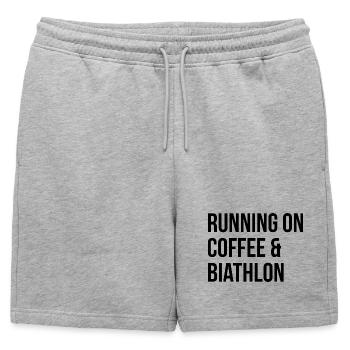 Biathlon Biathlon Biathlon - Short de survêtement homme premium - gris chiné - Devant - AI Model Male 178 light (178cm)