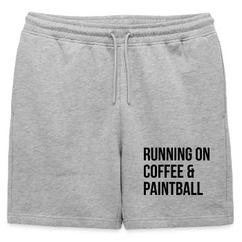 Paintball Paintball Paintball - Short de survêtement homme premium - gris chiné - Devant - AI Model Male 178 light (178cm)