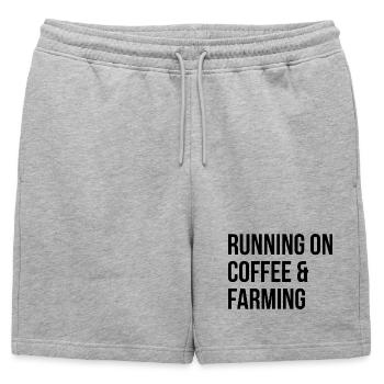 Agriculture Agriculture Agriculture - Short de survêtement homme premium - gris chiné - Devant - AI Model Male 178 light (178cm)