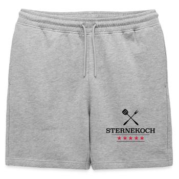 Cadeaux amusants pour le chef - Short de survêtement homme premium - gris chiné - Devant - AI Model Male 178 light (178cm)