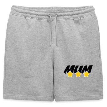 Meilleure Maman - Fête des Mères - Short de survêtement homme premium - gris chiné - Devant - AI Model Male 178 light (178cm)
