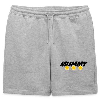 Maman de l'année - Fête des Mères - Short de survêtement homme premium - gris chiné - Devant - AI Model Male 178 light (178cm)