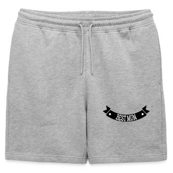 Meilleure Maman - Fête des Mères - Short de survêtement homme premium - gris chiné - Devant - AI Model Male 178 light (178cm)