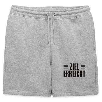 Mot du succès pour le fondateur, l’entrepreneur, la startup - Short de survêtement homme premium - gris chiné - Devant - AI Model Male 178 light (178cm)