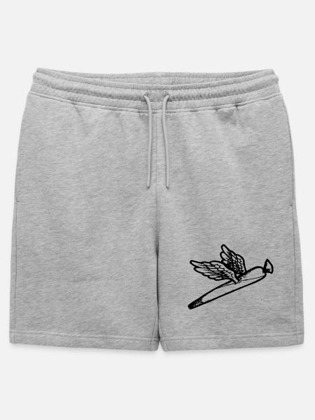 We fly so High - Mens' Premium Organic Sweatshorts - heather grey
