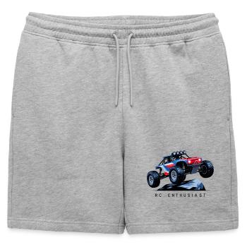 Voiture RC - Short de survêtement homme premium - gris chiné - Devant - AI Model Male 178 light (178cm)